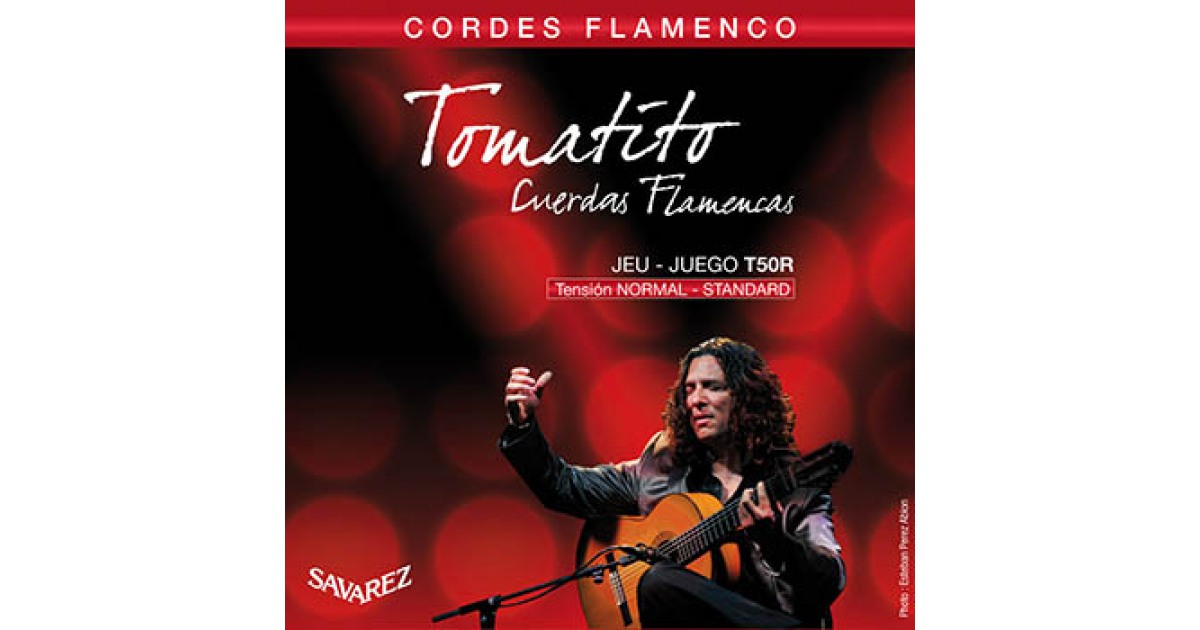 CUERDAS GUITARRA - SAVAREZ TOMATITO T50R NORMAL JGO.