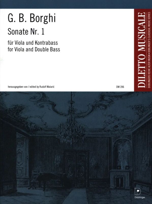 BORGHI G.B. - SONATA Nº 1 RE M (VIOLA Y CONTRABAJO)