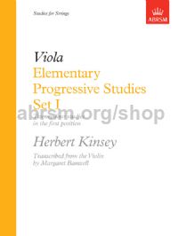 KINSEY H. -ELEMENTARY PROGRESSIVE STUDIES SET I - (VLA)