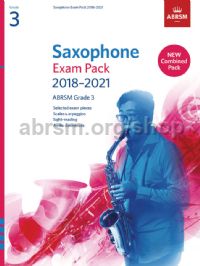 ABRSM - SAXOPHONE EXAM PACK 2018-2021 G.3