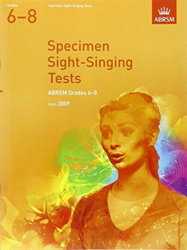 ABRSM - Speciemen Sight Singing Test Grade 6 - 8