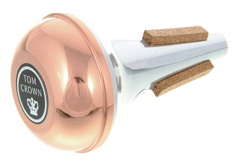 SORDINA TROMPETA - TOM CROWN  RECTA ALUMINIO BASE COBRE