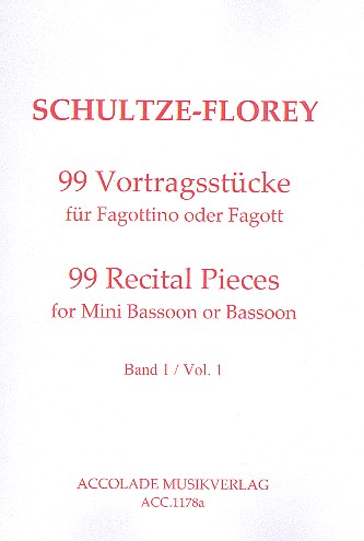SCHULTZE-FLOREY A. - PIEZAS RECITAL (99) V.1 (FGP)