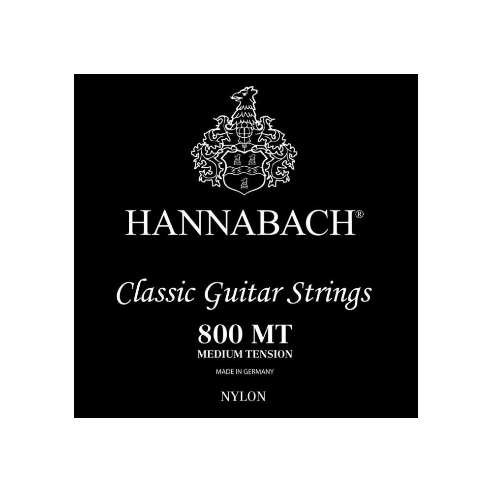 CUERDA GUITARRA - HANNABACH 2ª NEGRA 800 MT