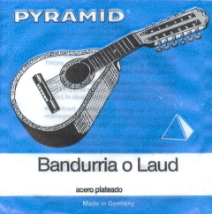 CUERDA BANDURRIA/LAUD - PYRAMID ESPECIAL 1a ACERO PLATEADA