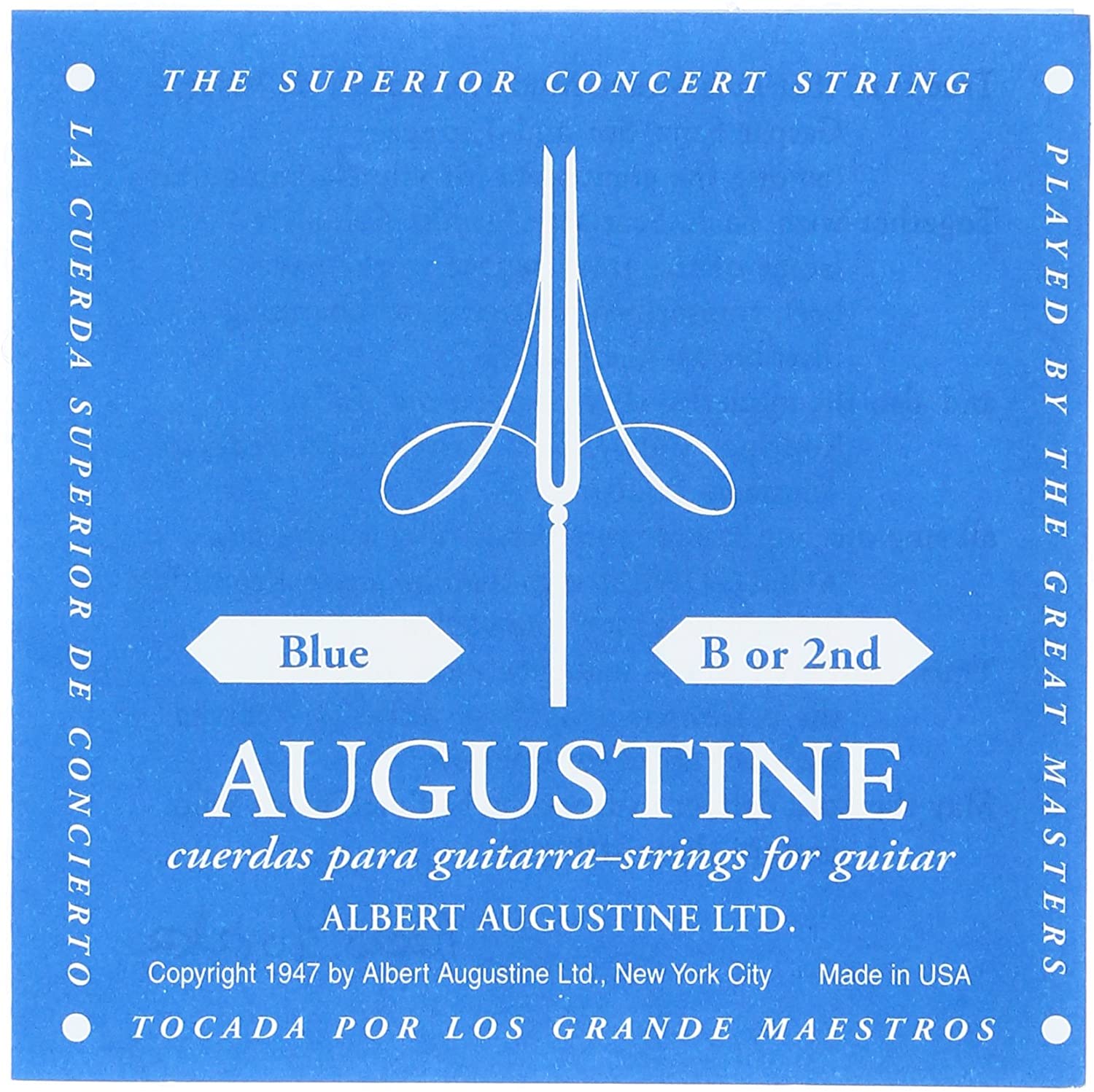 CUERDA GUITARRA - AGUSTINE AZUL 2ª