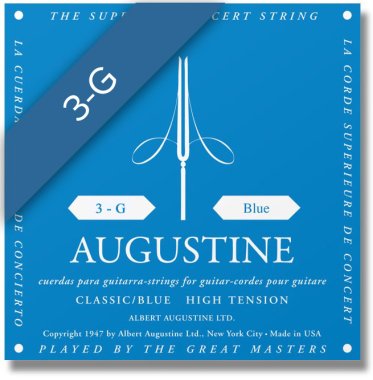 CUERDA GUITARRA - AGUSTINE AZUL 3ª