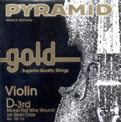 CUERDA VIOLIN - PYRAMID GOLD 3ª RE 108.103