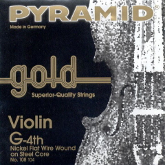 CUERDA VIOLIN - PYRAMID GOLD 4ª SOL108.104