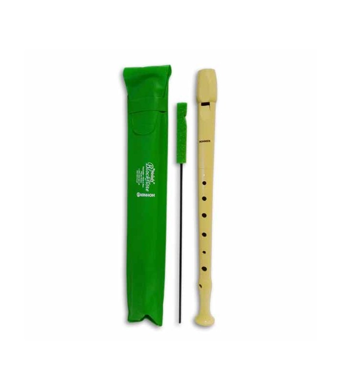FLAUTA SOPRANO - HOHNER 9508 PLASTICO 1 PIEZA, VERDE -
