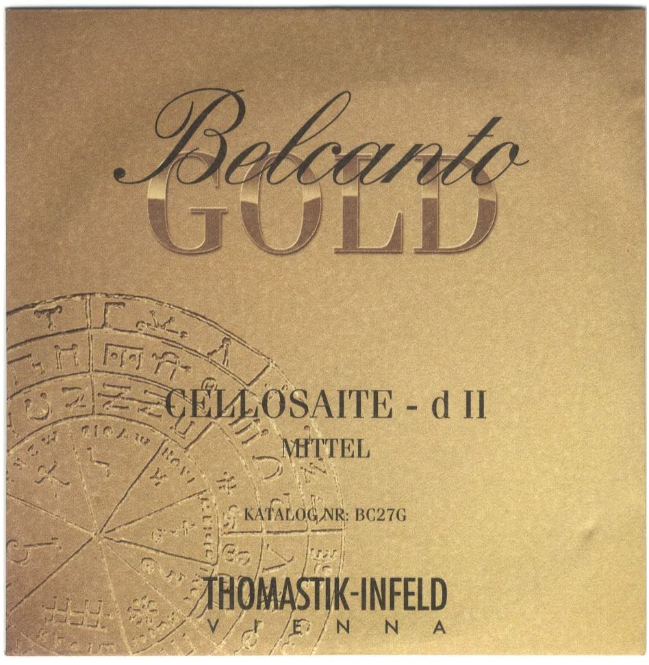 CUERDA VIOLONCHELO - THOMASTIK BEL CANTO BC27G GOLD 2º RE-D