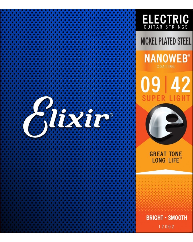CUERDA GUITARRA ELECTRICA - ELIXIR NANOWEB 12002 (09-042) JGO