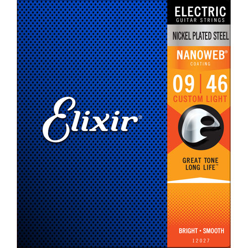 CUERDA GUITARRA ELECTRICA - ELIXIR NANOWEB 12027 (09-046) JGO