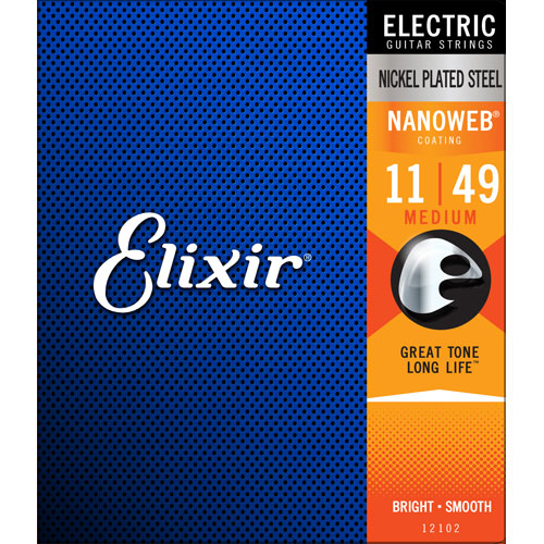 CUERDA GUITARRA ELECTRICA -ELIXIR NANOWEB 12102 (011-049) JGO