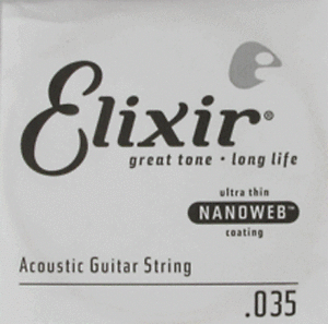 CUERDA GUITARRA ACUSTICA - ELIXIR POLIWEB 0.35