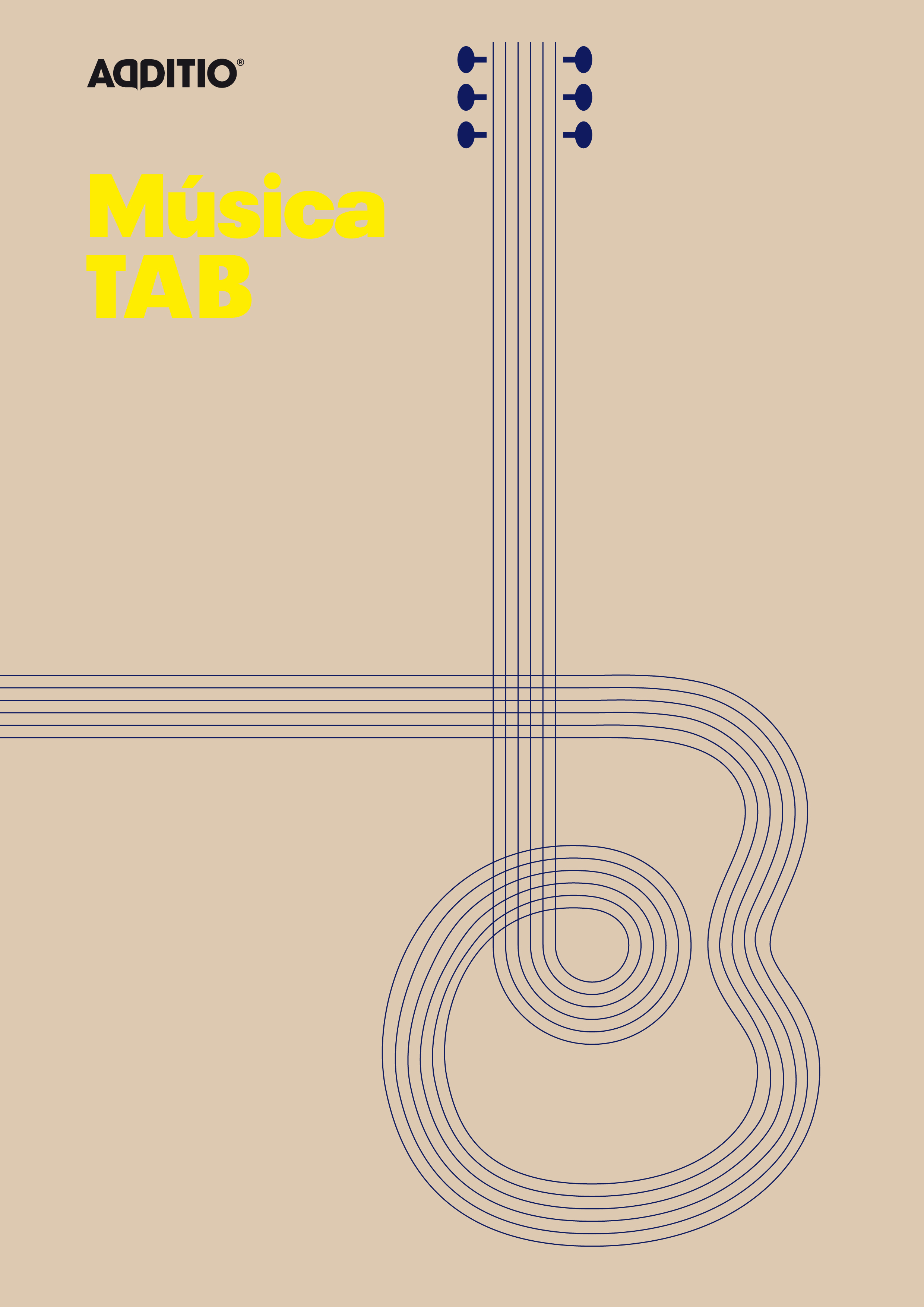 BLOCK ADDITIO  4 PENTAGRAMAS (TABLATURA) GUITARRA 9MM CON (TABLATURA) Y DIAGRAMAS DE ACORDES TAMAÑO
