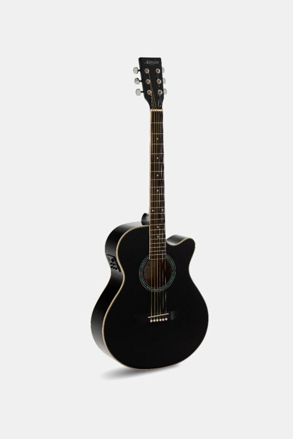GUITARRA ACÚSTICA ADMIRA INDIANA NEGRA SATINADA