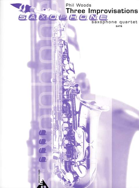 WOODS P. - IMPROVISATIONS (3) SAX QUARTET