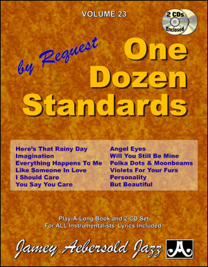AEBERSOLD J. - ONE DOZEN STANDARDS (+2CD) -