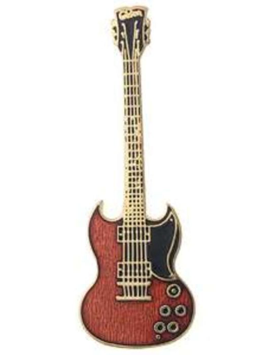 REGALO- MINI PIN GUITARRA ELECTRICA ROJA*DESCATALOGADO*