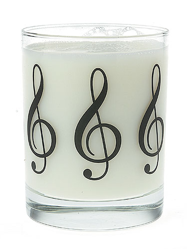 REGALO- VASO DE CLAVE DE SOL