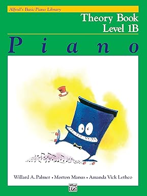 ALFRED .- Piano Theory Book ( Level 1B)