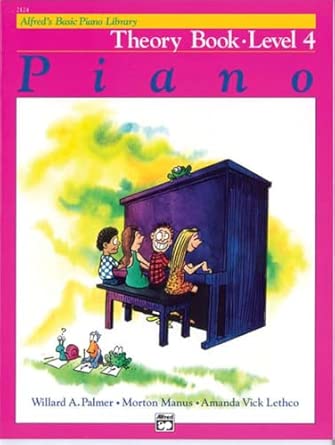 ALFRED .- Piano Theory Book (Level 4)
