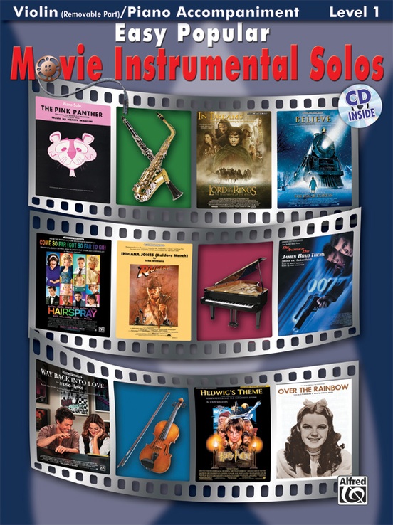ALBUM. - EASY POPULAR MOVIE INSTRUMENTAL SOLOS Vº1 +CD  -VIOLIN Y PIANO-