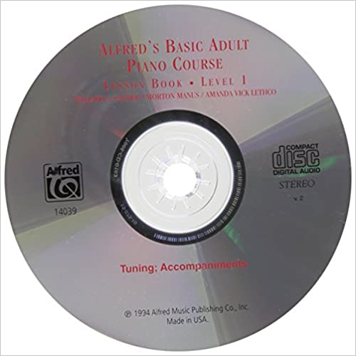 ALFRED - BASIC ADULT PIANO COURSE V.1 - (SOLO CD)