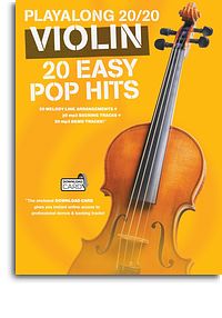 ALBUM - PLAYALONG 20/20 VIOLIN -20 EASY POP HITS CD