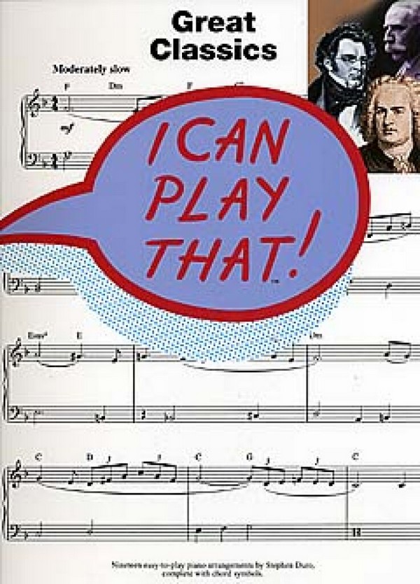 ALBUM.- I can play that! great classics (PIANO)