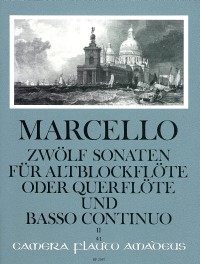 MARCELLO B. - SONATAS (12)  OP.2/2 FLAUTA DE PICO (4-6)