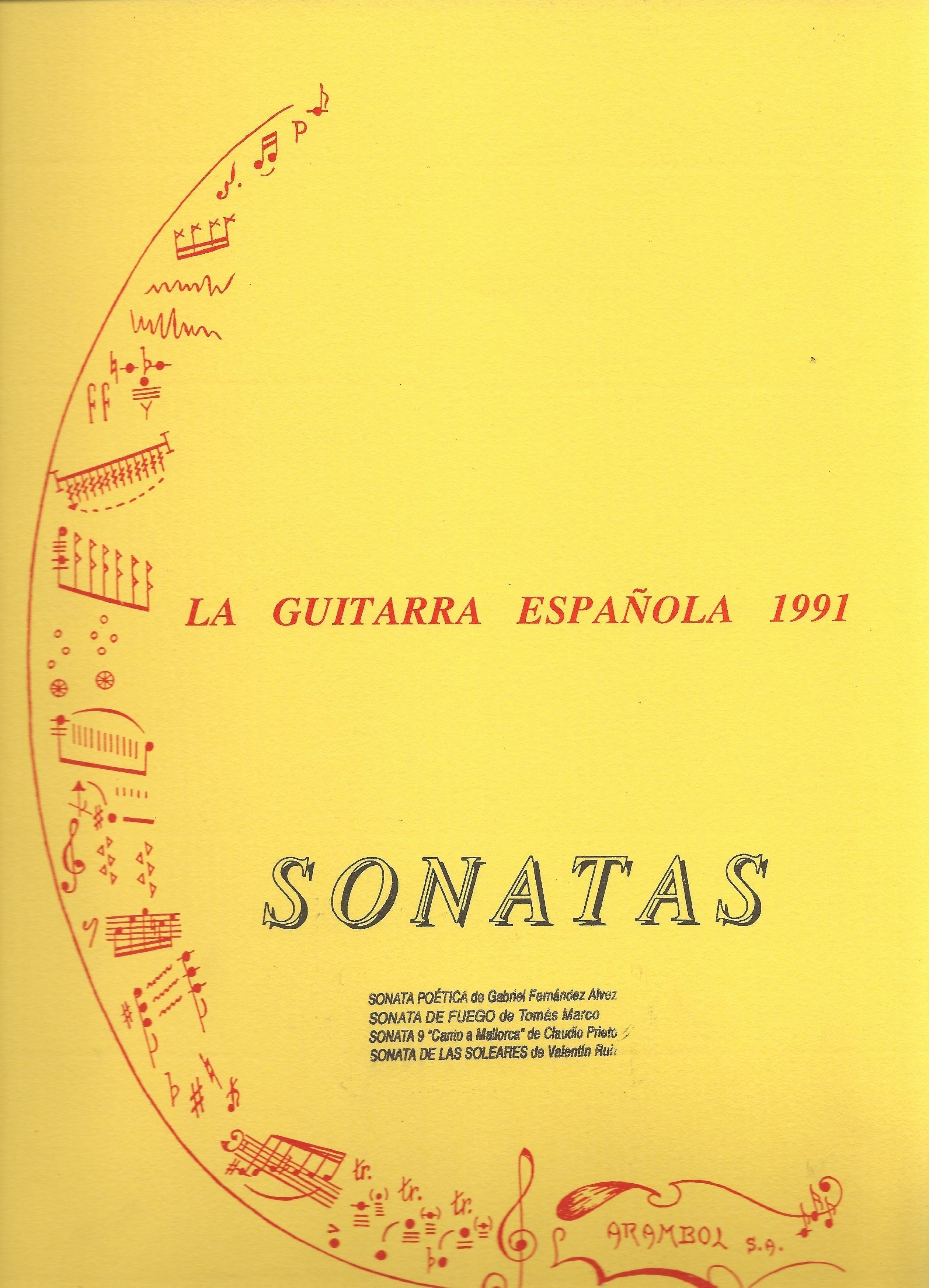 PRIETO C. - LA GUITARRA ESPAÑOLA 1991 SONATAS