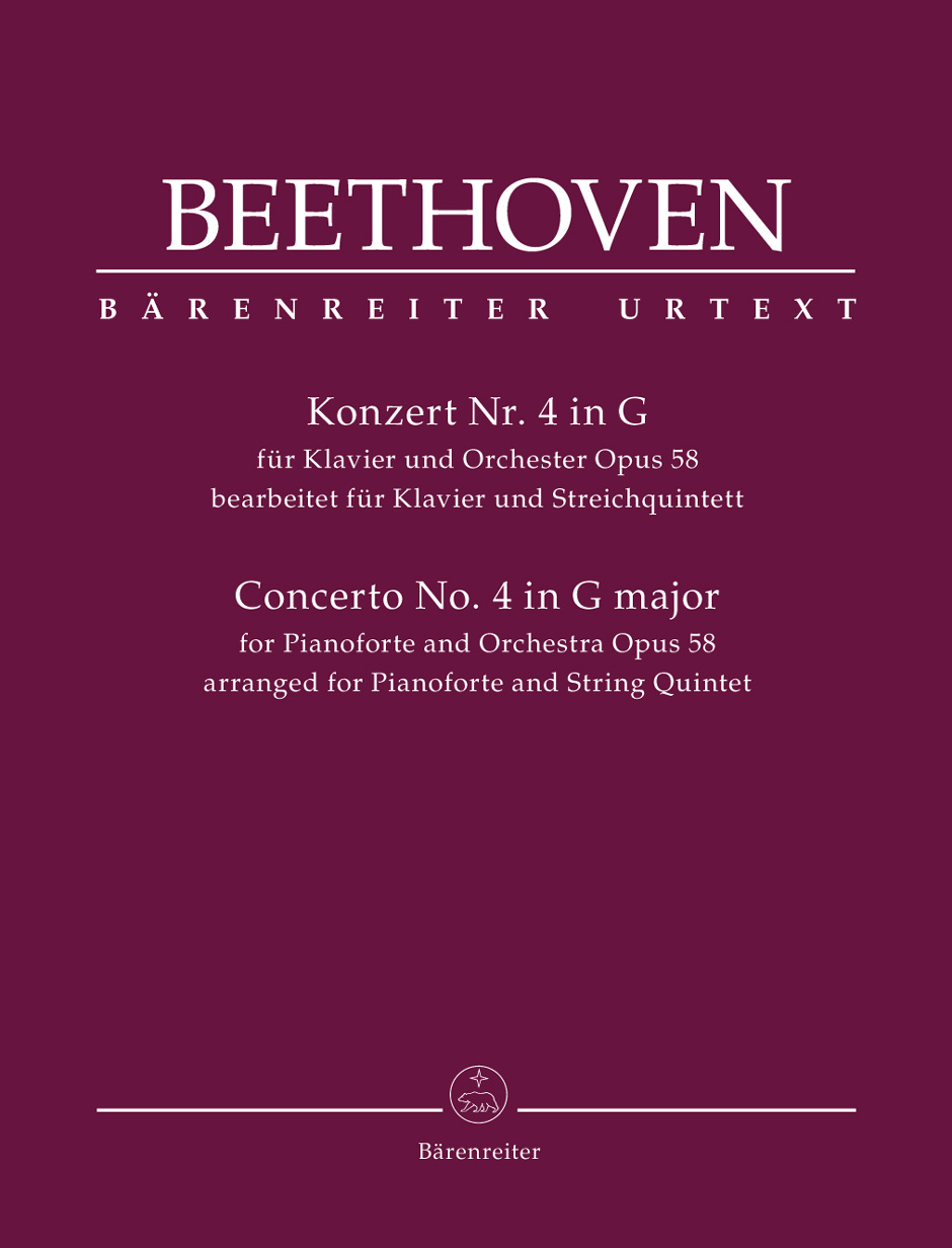 BEETHOVEN L.V. - CONCIERTO Nº 4 SOLM OP.58 (ARR.QUINTETO CON PIANO)