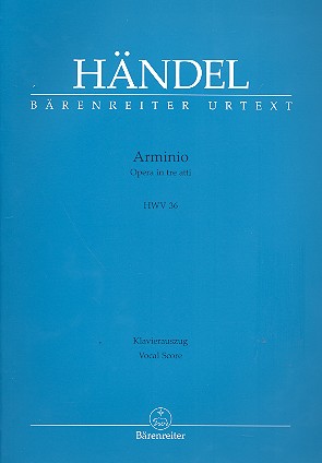 HANDEL. - ARMINIO HWV 36 - URTEXT