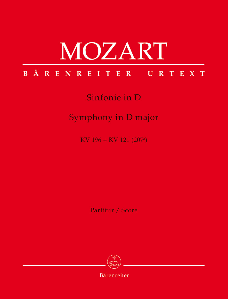 MOZART W.A. - SINFONIA RE M (OBERTURA DE "LA FINTA GIARDINIERA K. 196 Y K. 121 (207a) ORQUESTA