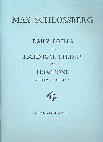 SCHLOSSBERG M. - ESTUDIOS TECNICOS DIARIOS - TROMBON-