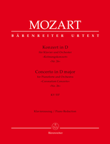 MOZART W.A. - CONCIERTO Nº 26 REM " CORONACION"KV.537 URTEXT