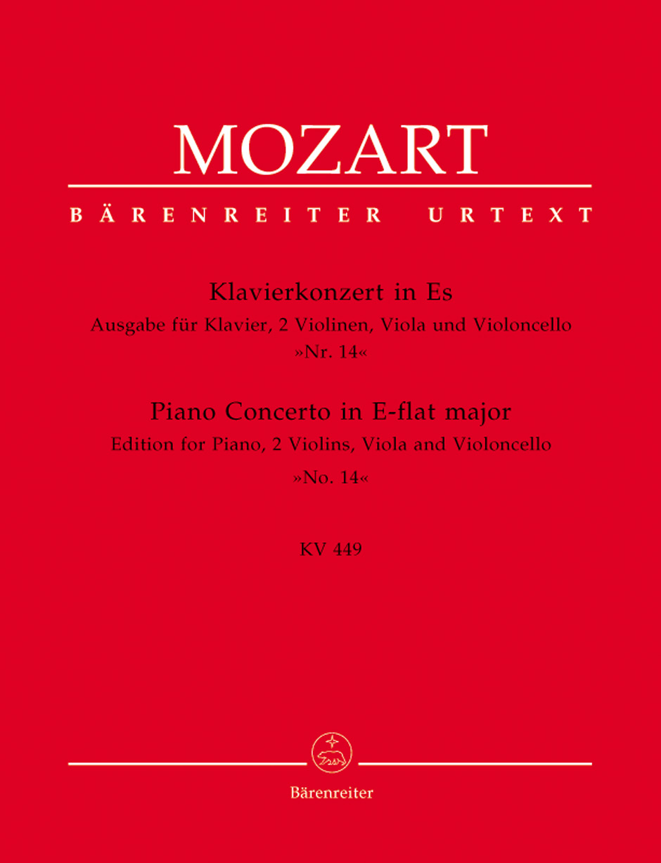 MOZART W.A. - CONCIERTO Nº 14 (2V/VL/CELLO)KV449