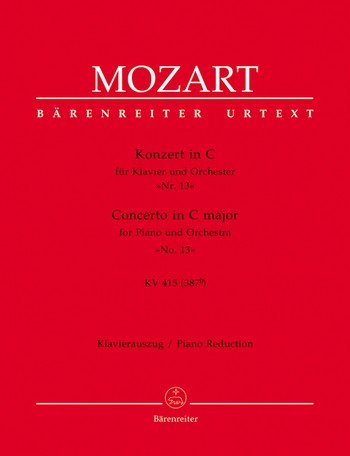 MOZART W.A. - CONCIERTO Nº13 DO M - KV.415