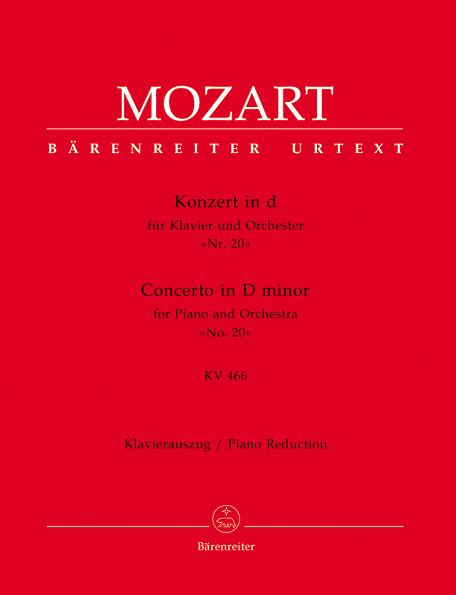 MOZART W.A. - CONCIERTO Nº20 RE m URTEXT - KV.466 (2P 4MANOS)