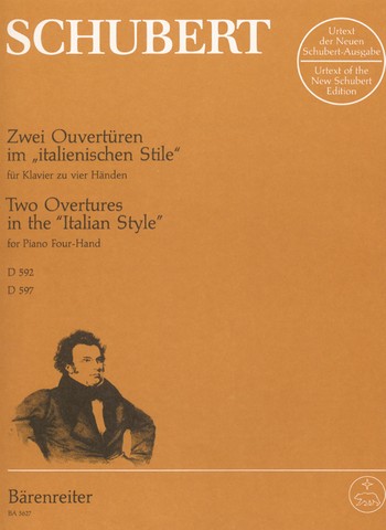 SCHUBERT F. - OBERTURAS AL ESTILO ITALIANO (2) URTEXT - D-592,597