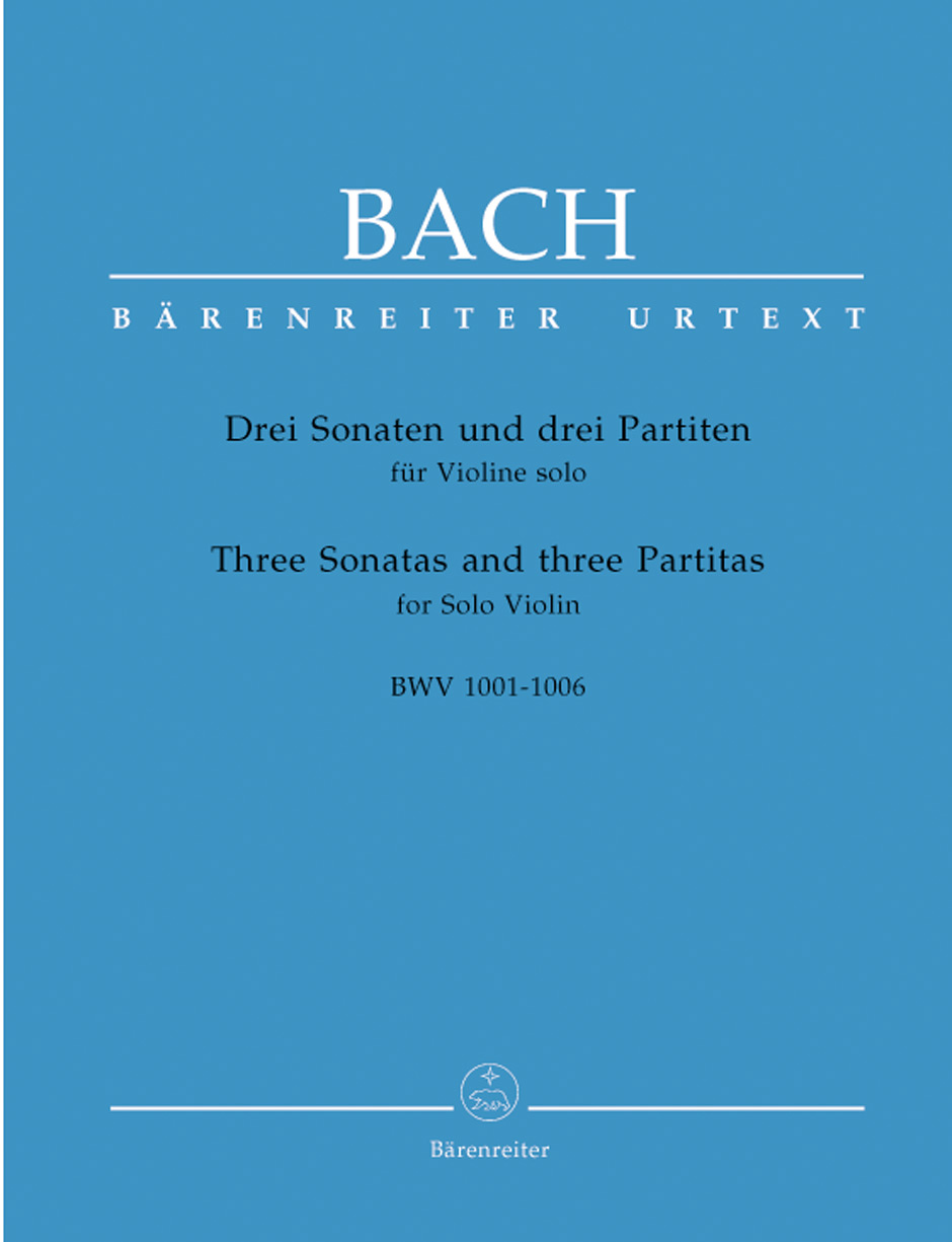 BACH J.S. - SONATAS Y PARTITAS URTEXT (6) - BWV.1001-1006 -VIOLIN-