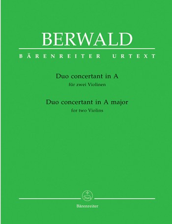 BERWALD F. - DUO CONCERTANTE LA M - (2 VIOLINES)