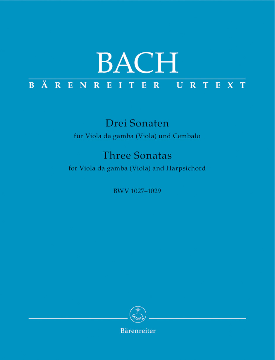 BACH J.S. - SONATAS URTEXT (3) - BWV.1027-1029