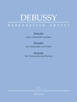 DEBUSSY C. - SONATA URTEXT VIOLONCHELO Y PIANO