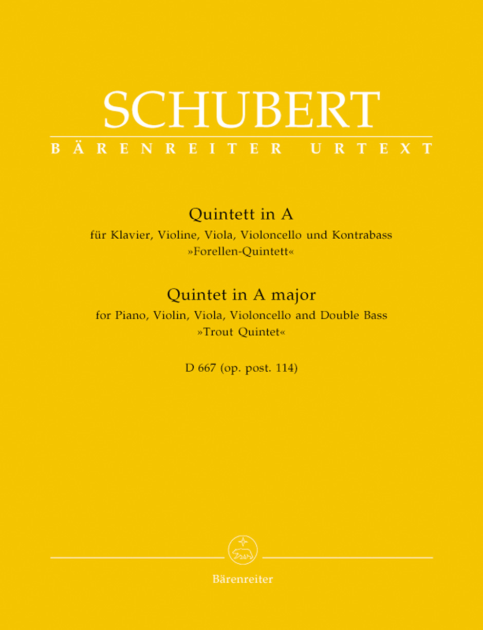 SCHUBERT F. - QUINTETO LA M LA TRUCHA (UT) V/VA/VC/CBP - OP.114