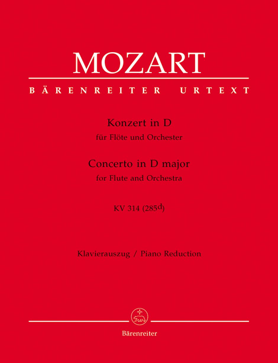 MOZART W.A. - CONCIERTO Nº2 RE M - KV.314 URTEXT