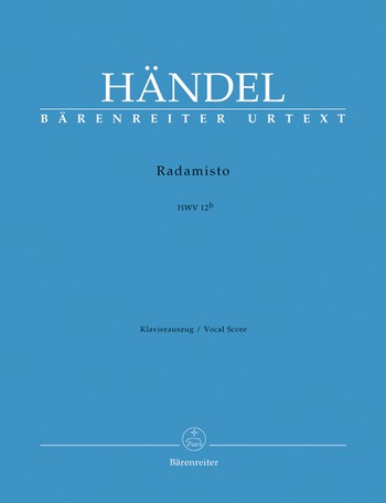 HANDEL G.F. - RADAMISTO HWV12B URTEXT