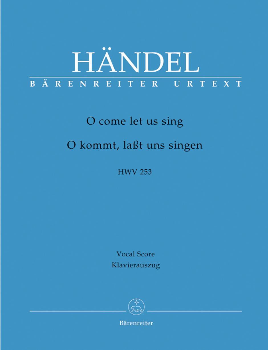 HANDEL G.F. - O COME LET US SING HWV253 URTEXT